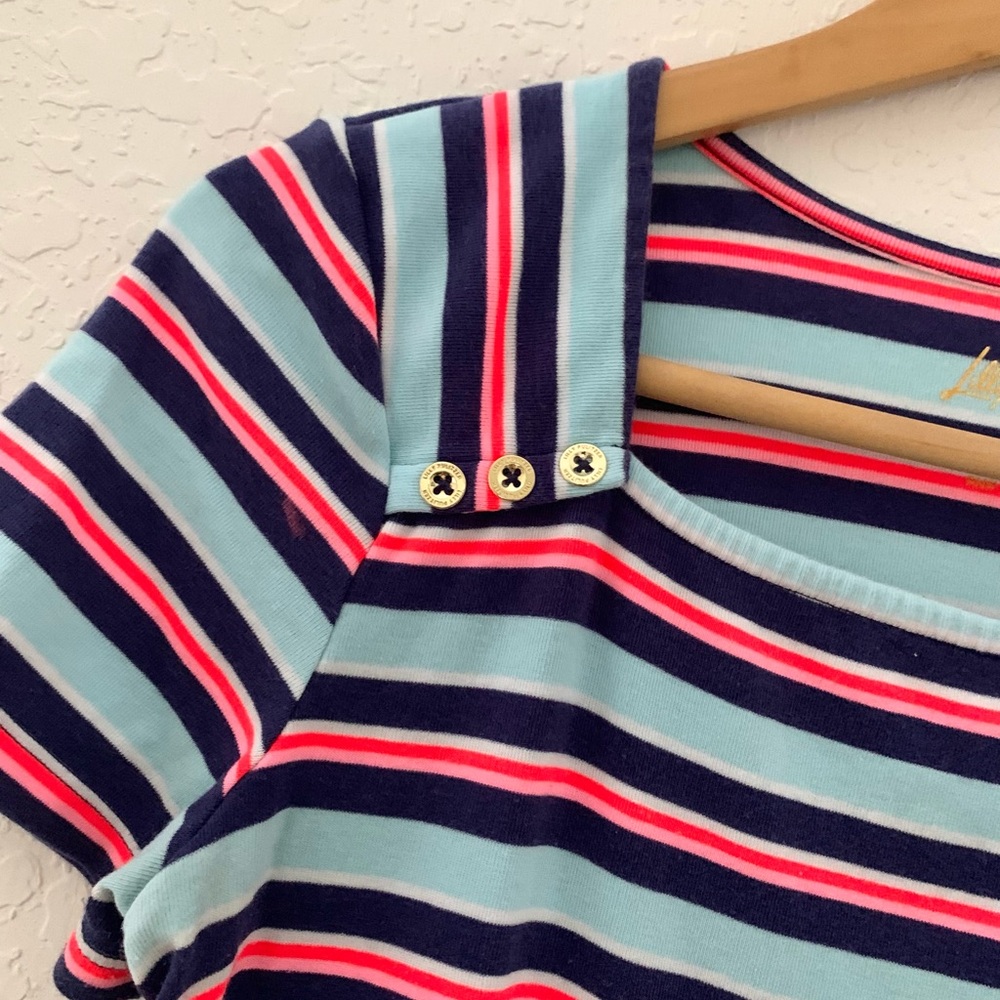 Lilly Pulitzer Beaty Nautical Stripe Minidress View 6